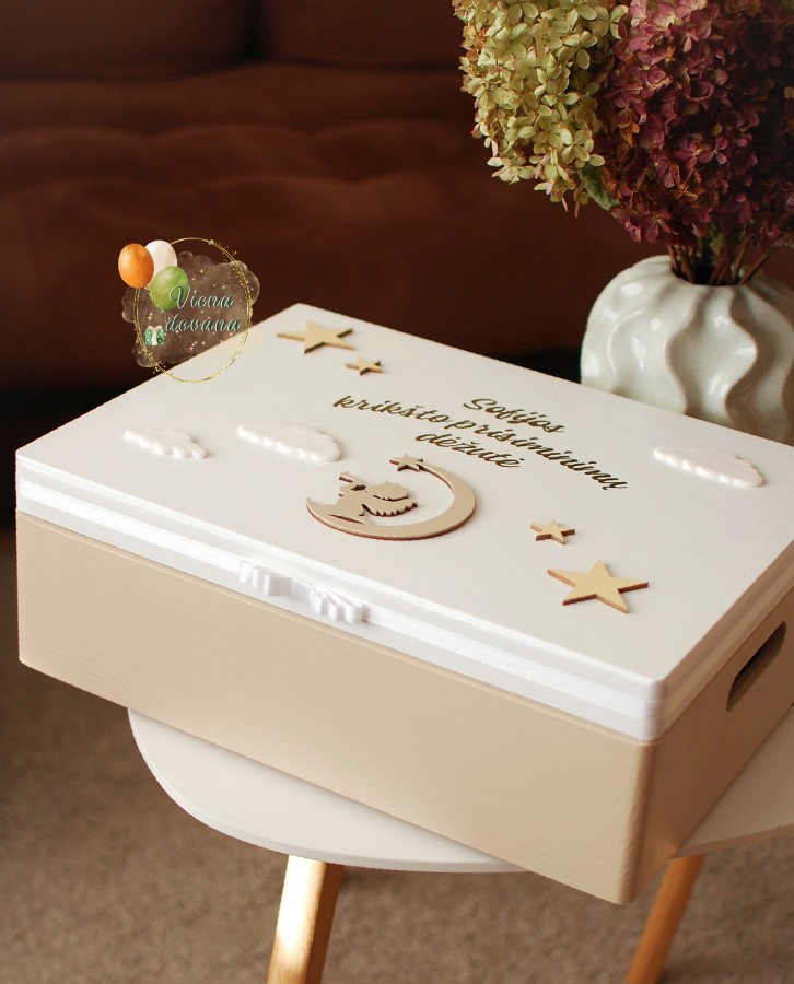 Medinė daiktadėžė "Angelas sargas"